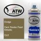Preview: Dodge, Dark Pewter Pearl Metallic, GL8: 400ml Sprühdose, von ATW Autoteile West.